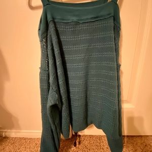 Free people off-shoulder knit sweater